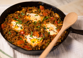 Italian Style Baked Eggs 