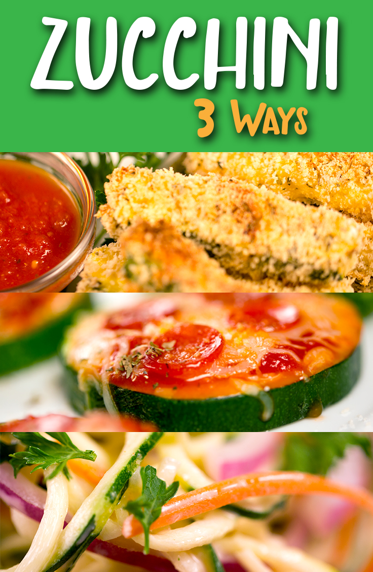 3 Zucchini recipes 3 Zucchini recipes