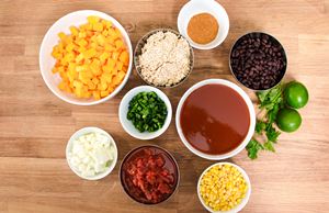Slow Cooker Quinoa Chili ingredients