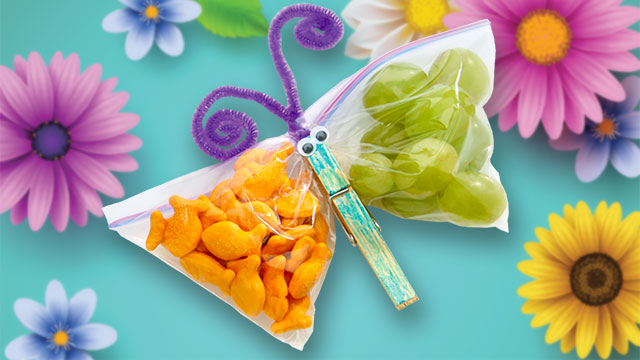Easy Butterfly Snack Packs
