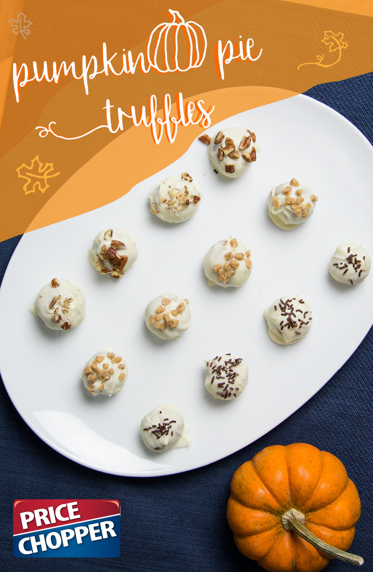 pumpkin pie truffles