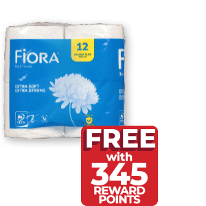Fiora Bath Tissue 12 Double Rolls Selected Varieties