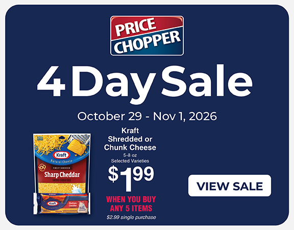 Price Chopper ad homepage rotator sale dates 10-29-26 to 11-1-26