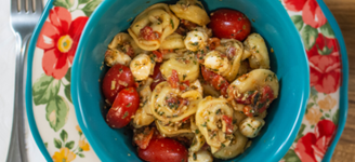 Pesto Tortellini Pasta Salad