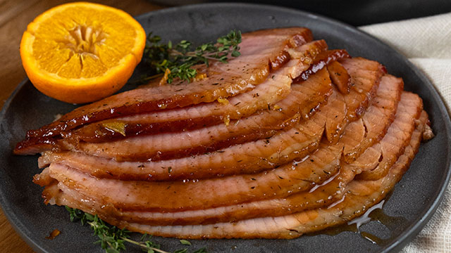 Bourbon and Cola Glazed Ham