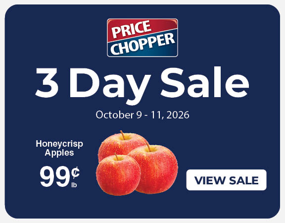 Oct 9-11 Sale Rotator PriceChopper 3 Day Sale Oct. 9-11