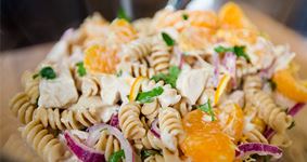 Citrus Chicken Pasta Salad
