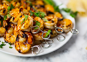 Grilled Honey Lime Shrimp 