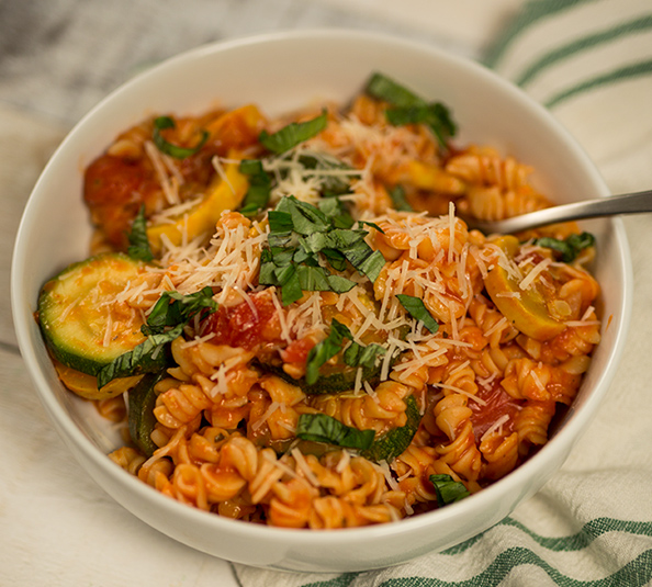 One Pot Vegetable Pasta 