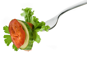 salad on a fork salad on a fork
