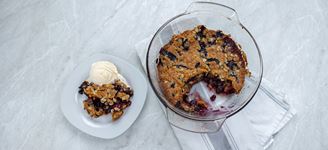 Blueberry-Mango Crisp