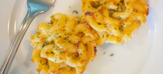 Four-Cheese Mac & Cheese Muffins