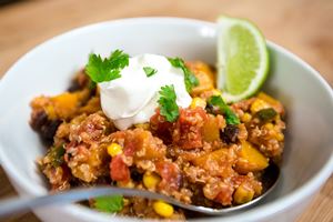 Slow Cooker Quinoa Chili