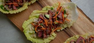 Thai Beef Cabbage Wraps